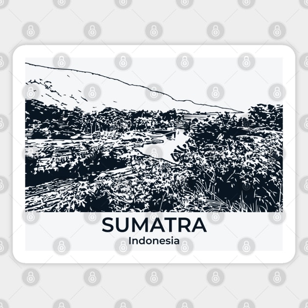 Sumatra - Indonesia Magnet by Lakeric